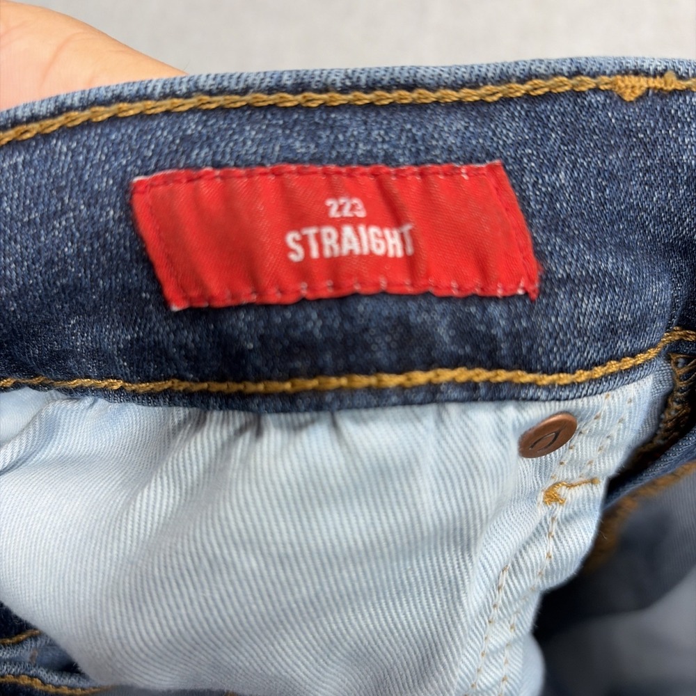Lucky Brand 223 Straight Men's Jeans, 32x29 Blue, Stretch Denim